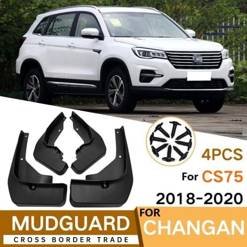 4 PCS Mudflap For Changan CS75 2018-2020 Front Rear Car Fender Mud Flaps Guard Splash Flap Mudguards Accessories