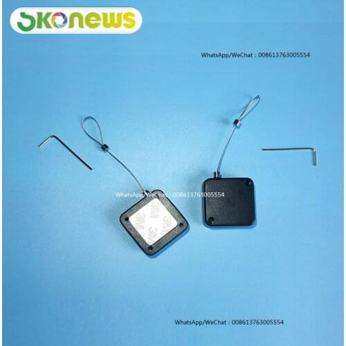 50 pcs / lot Security Rope Anti Theft, Cable Counter Top Retractable Pull Box For Merchandise