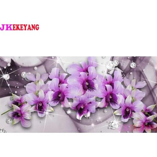 Large 5D Diy diamond painting Pink flower Diamond Mosaic Rhinestone Embroidery cross stitch Y4613
