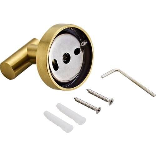 Paper Holder Gold Stainless Steel Rack Durable Round Paper Holder Gold Stainless Steel Rack Beautiful Wall Mounted