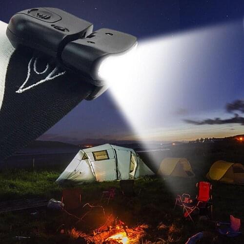 Two-color 5LED Headlamp Cap Lamp Fishing Camping Mountaineering Cap Headlamp Clip Lamp Fishing Gear Fishing Supplies