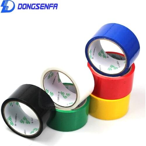 DONGSENFA 1 Roll 40M Sealing Color Tape Packaging Adhesive Tape Packing Label Clear Carton Box Sealing Packaging Tape