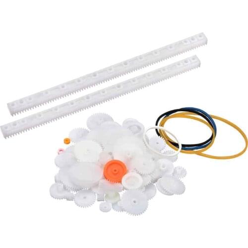 Plastic Gear and Pulleys Kit - Pack of 75
