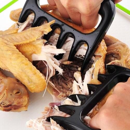 Creative bear claw meat splitter outdoor barbecue appliances plastic meat splitter non-slip protective hand deli chicken tools