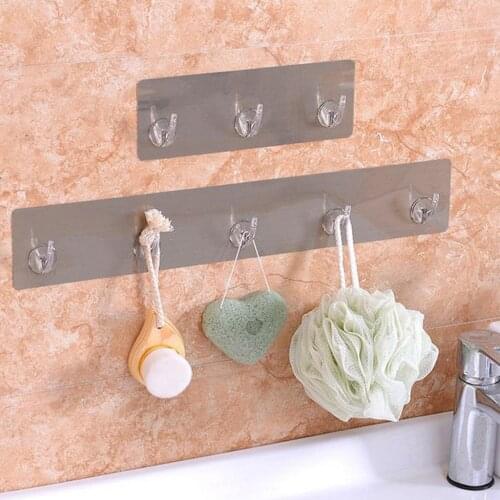Storage Holder Kitchen Tool Wall Mounted Mop Organizer For Bathroom Kitchen Hanger Storage Rack Shower Shelf Hooks 19FEB11