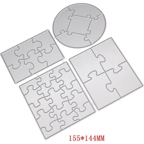 Puzzle Metal Cutting Dies Stencil For DIY Scrapbooking Paper Card Embossing Craft Decor