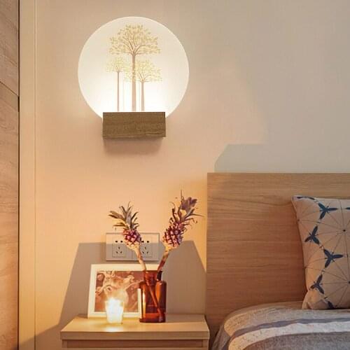 Soft lighting, bedroom bedside wall lamp, creative personality, staircase hallway hallway entrance lamp