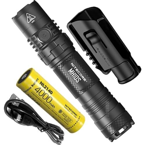 Nitecore MH10s USB-C Rechargeable LED Flashlight 1800 Lumens Lantern NL2140 4000mAh Battery EDC Law-enforcement Outdoor Camping