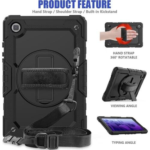 Tablet for Samsung Galaxy Tab A7 Case 10.4 2020 SM-T500/T505/T507 with Screen Protector for Kids Case Full Body Shockproof Cover
