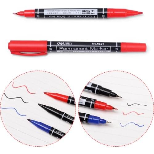 1pcs Environmental Pen Paint Marker Pen dual tip 0.5/1mm marker pens art supplies for drawing