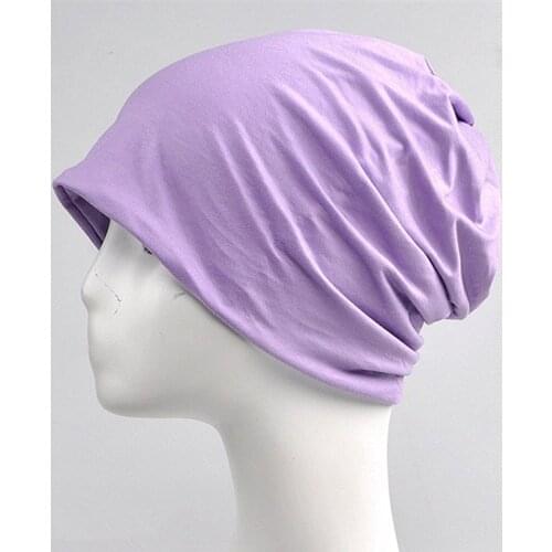 Modal Material Thin Cotton Women Man Beanie Non-Allergic Spring Summer Hat Casual Skull Cap