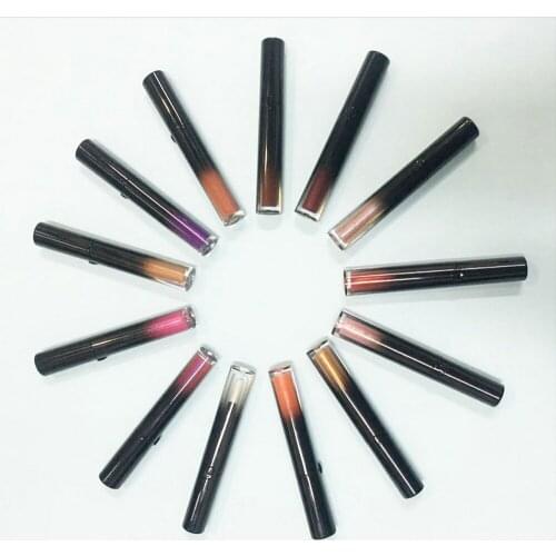 Moist Pearlescent Lip Gloss Black Tube Nude Long Lasting Cosmetics Private Label Wholesale