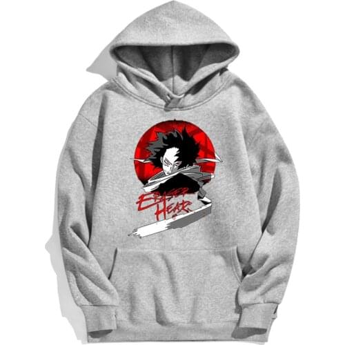 My Hero Academia Japan Street Pullovers Male Comics Eraserhead Printed Male Hoodies Famous Brand Loose Man