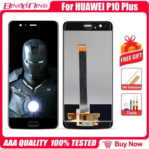 Huawei P10 Plus LCD Display Touch Screen Digitizer Assembly With Frame Replacement LCD For 5.5" Huawei P10 Plus Display