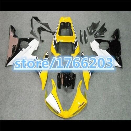 100% new parts fit for R6 fairing kit 2003 2004 2005 yellow white black Fit YZF R6 fairings 03 04 05 Ning