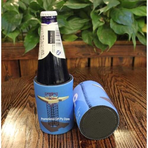 200pcs Custom Logo Stubby Holder Neoprene Beer Bottle Cooler For Bar Thermos Insulated Bag Waterproof Ice Packs Beer Can Cover