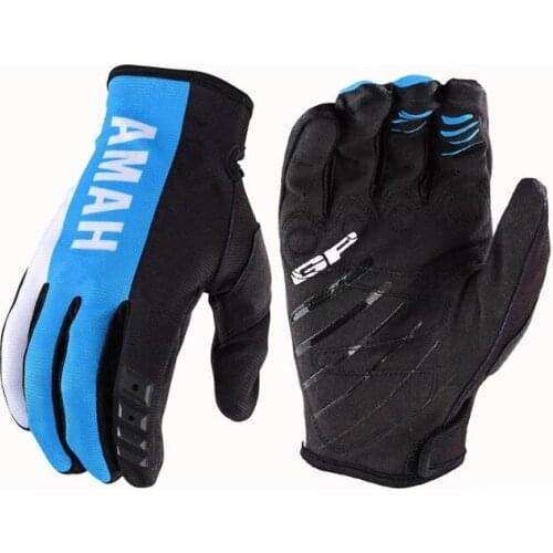 2020 Blue Motocross Gloves For yama Black MTB BMX ATV MTB Off Road Motorcycle Jersey And Pants gloves Mountain Bike Gloves F