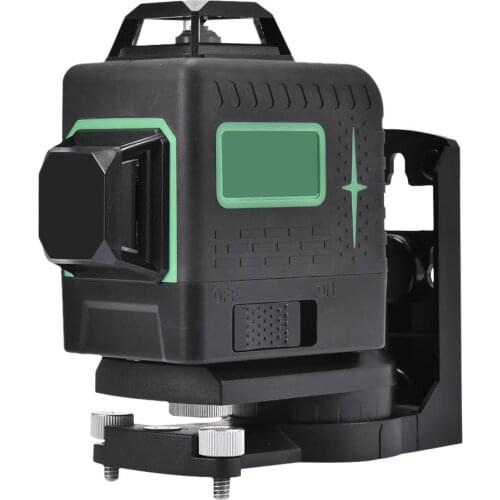3D 12Lines Green Laser Level Self-Leveling 360 Horizontal And Vertical Cross Super Powerful Green Laser Beam Line Measuring Tool