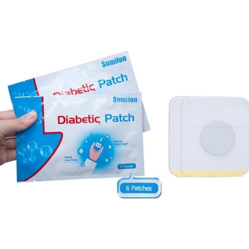 6 Pcs Diabetic Patch Stabilize Blood Sugar Balance Glucose Natural Herbs Plaster can CSV