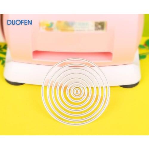 8pcs circles stencil metal Cutting dies for DIY papercraft projects Scrapbook Paper Album greeting cards paper works decorations