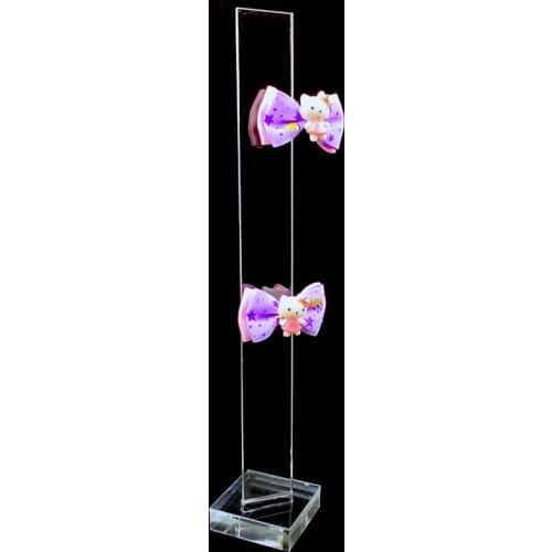 Acrylic hair clips stand hairpin accessories holder tiara display haar clip pins organizer jewelry support headdress tie case