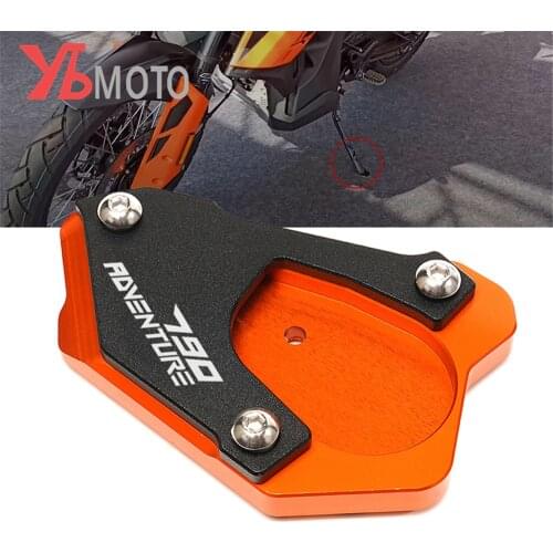 Motorcycle Accessories For KTM 790 ADV 790 Adventure R/S Foot enlargerment Kickstand Extension pad Side Stand Enlarger Plate
