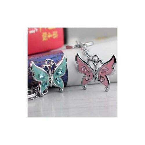 Butterfly keychain minion keyring christmas gift high quality chaveiro feminino key finder creative portachiavi free shipping