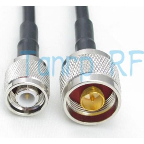 Free Shipping! 1M Pigtail coaxial jumper cable RG58 extension cable 100CM 3FEET TNC male plug to N male plug RF connector