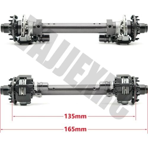 1/14 Remote Control Truck Tractor Simulation Disc Brake Unpowered Metal Axle