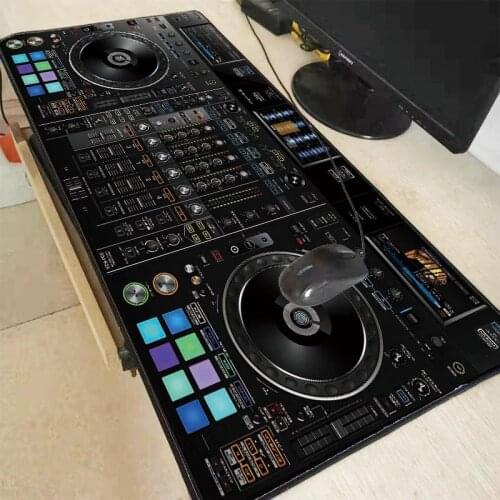 XGZ Cool DJ Hand Drive Large Mouse Pad Speed Gamer Gaming MousePad Locking Edge Rubber Durable Laptop Mat Gamer for CSGO DOTA