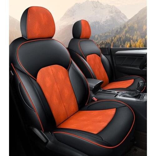 Custom car seat cover leather fit for auto ROEWE RX5 Car Seat Cover Protectors accessories car accessories styling autocovers