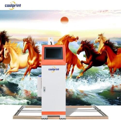 New Model Vertical 3D Direct to Wall Inkjet Printing Machine Wall Printer Online