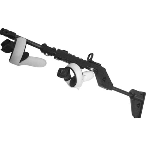VR Shooting Game Grip Gun Stock For Oculus Quest 2 Controllers VR Shooting Stand For Quest 2 Shooting Games Accessories