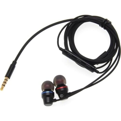 Wired Earbuds Headphones 3.5mm In Ear Earphone With Mic Stereo Headset For Samsung Xiaomi Phone Computer 100pcs