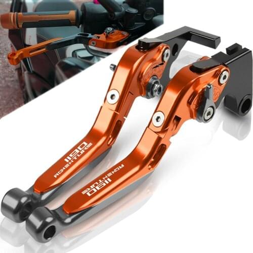 For 1190Adventure 2013 2014 2015 2016 Motorcycle CNC Adjustable Extendable Foldable Brake Clutch Levers 1190 Adventure