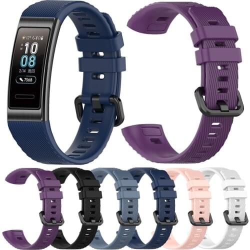 2021 New Soft Silicone Band For Huawei Band 4 Pro 3 Pro Watch Wrist Strap Loop For Huawei Band 3 Bracelet Correa
