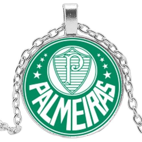 SE Palmeiras Brazil Football Socce Charm Pendant Necklace for Couples Friendship Women Men Girl Boy Birthday Jewelry Gift