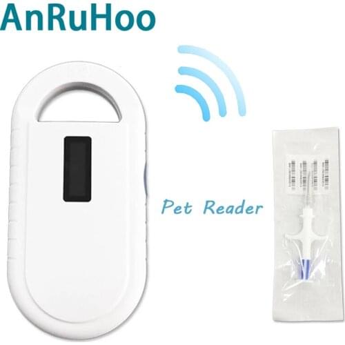 RFID Pet Smart Chip Reader 134.2Khz Animal Tag Glass Tube ISO11784/5 Scanner FDX-A/B Cat Dog Rabbit Handheld USB Programmer