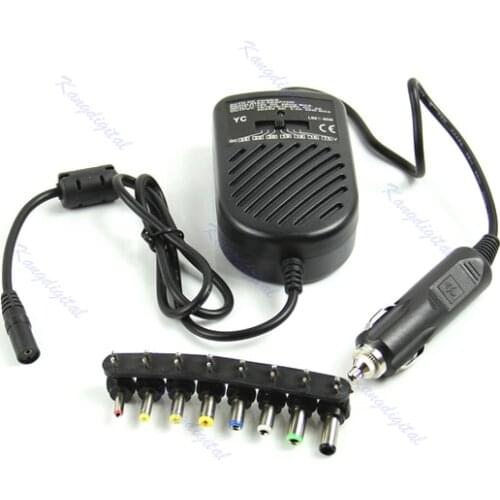 Universal DC 80W Car Auto Charger Power Supply Adapter Set For Laptop Notebook