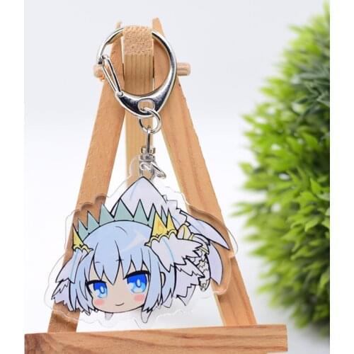WL0857 Date A Live Keychain Acrylic Cartoon Keyring Accessories