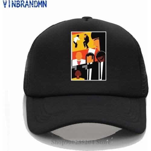 Funny Abstract Hip-hop Pulp Fiction Baseball cap Pulp Dance Outdoor sun hat Quentin Tarantino Mia Wallace Jules Vincent sun hats