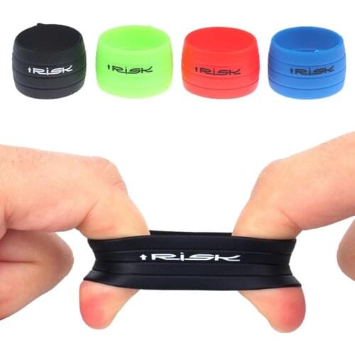 1 Pair Bike Silicone Plug Rubber Anti-Skip Road Bike Plugs For Bar Tape Waterproof Wear Resistant Oudoor Strap Silicone Ring