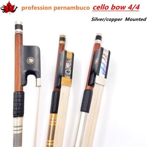 1pcs profession pernambco cello bow 4/4