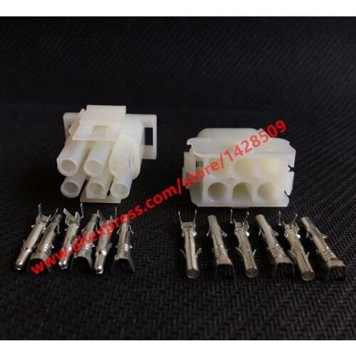 10 Sets 6 Pin Electrical Connector 926307-1 Female And Male Plug For Elevator Auto