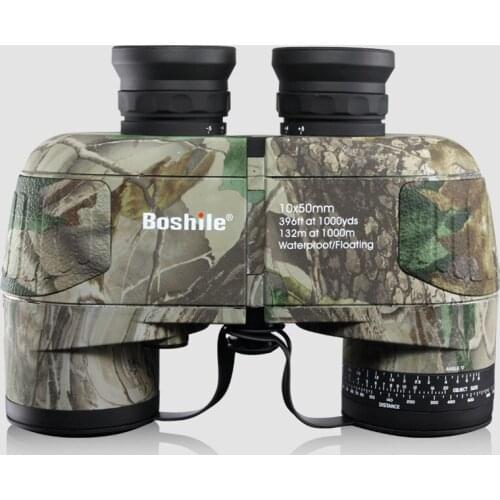 10X50 HD High Power Binoculars Military Marine Waterproof Telescope Rangefinder Distance Navigation Hunting Binoculars