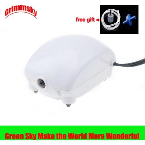 2.5W EU/US Plug 1.8L/Min Fish Tank Oxygen Increasing High Performance Noiseless Small Ultra Silent Air Pump Aquarium Compressor