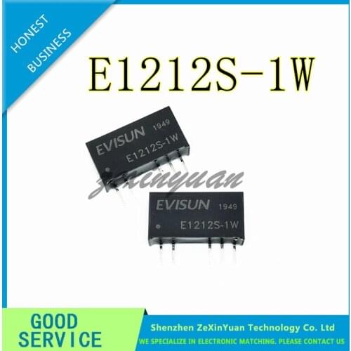 2PCS-10PCS E1212S-1W 12V TO 12V SIP-5 Isolated power module