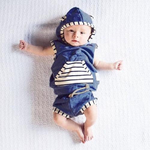 3pcs Newborn Infant Kids Baby Boy Girl Clothes T-shirt Tops + Pants Outfit Set 2017 Fashion Baby Sets Casual Sleeveless