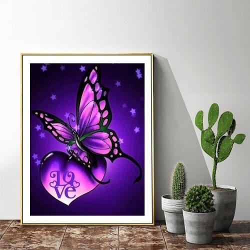5D DIY Full Square Diamond Painting Animal Butterfly Mosaic Diamond Embroidery Decor Home Picture Of Rhinestone Handmade