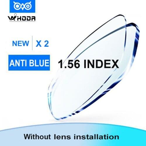 1.56 Index Anti-Blue Light Aspheric Prescription Lenses For Myopia Astigmatism CR-39 Resin Lens HL001